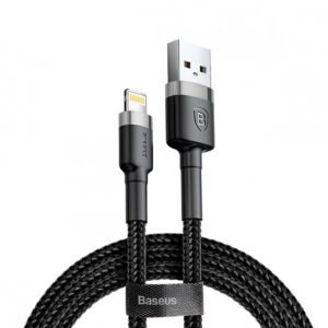 Baseus Cafule 2 Meter Nylon Braided Cable USB To Lightning QC3.0 1.5A - 1Y