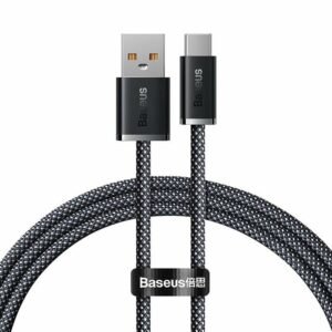 Baseus Dynamic Series 1M 100W Fast Charging Data Cable USB to Type-C Slate Gray- CALD000616- 1 Year Warranty