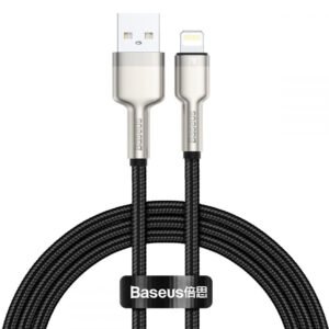 Baseus Cafule Series 2 Meter USB to Lightning Metal Data Cable  2.4A - 1Y
