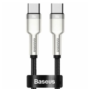 Baseus Cafule Series 2M Metal Data Cable Type-C to Type-C 100W Black - CATJK-D01 -   1 Year Warranty