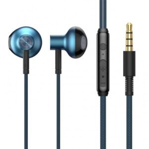 Baseus Encok H19 Wired 3.5mm Earphone Blue - NGH19-03- 1 Year Warranty