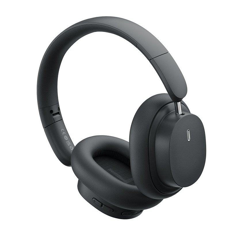Baseus Bowie D05 Wireless Headphones Noice Reduction 70Hr Battery Grey - NGTD020213 - 1 Year Warranty - Image 4