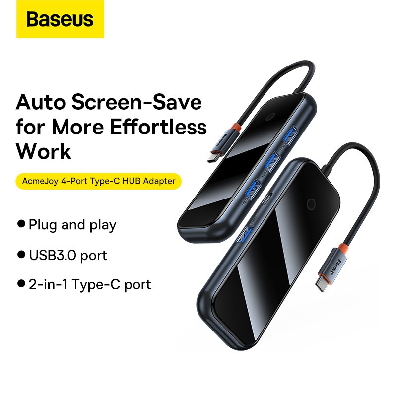 Baseus 4-Port Type-C HUB Adapter AcmeJoy Series - 1 Year Warranty - Image 9