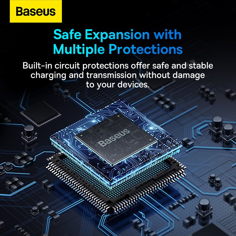 Baseus 4-Port Type-C HUB Adapter AcmeJoy Series - 1 Year Warranty - Image 10