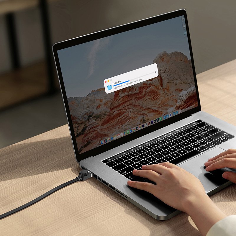 Baseus CAT 6 - 10m High Speed Six types of RJ45 Gigabit Network Cable (flat cable) Black - WKJS000201 - 1 Year Warranty - Image 7