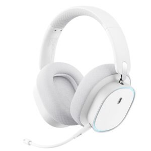 Baseus AeQur GH02 Gaming Wireless Headphones Moon White - 1 Year Warranty