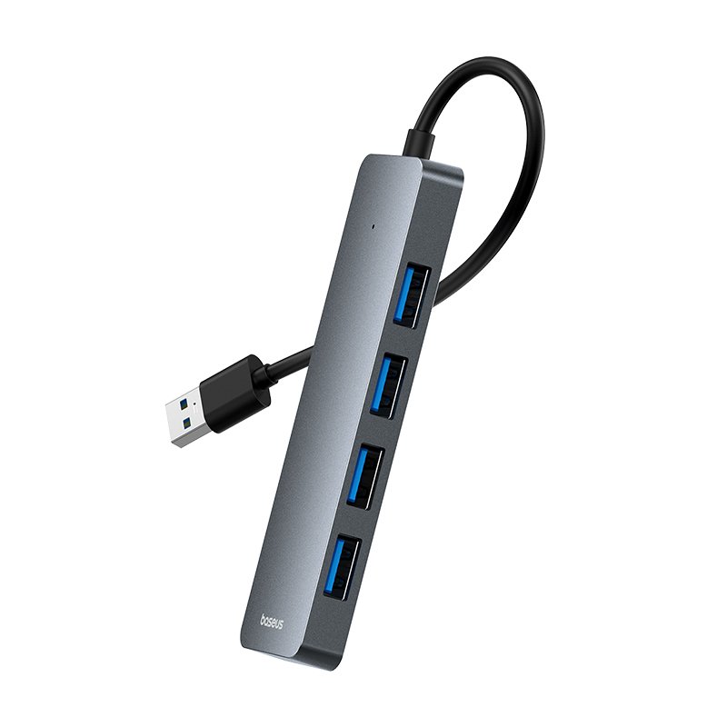 Baseus 4-Port HUB UltraJoy Series Lite- 15cm Space Grey USB-A to USB3.0 x 4 - 1 Year Warranty - Image 5