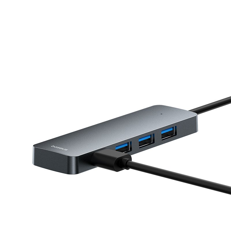 Baseus 4-Port HUB UltraJoy Series Lite- 15cm Space Grey USB-A to USB3.0 x 4 - 1 Year Warranty - Image 6
