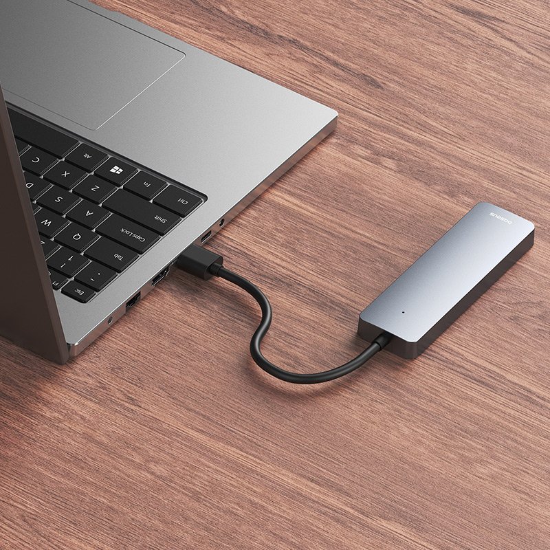 Baseus 4-Port HUB UltraJoy Series Lite- 15cm Space Grey USB-A to USB3.0 x 4 - 1 Year Warranty - Image 8