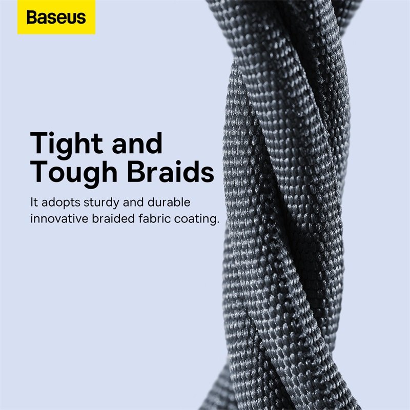 Baseus Crystal Shine Series 1.2m USB to Lightning 2.4A Cable - 1Y - Image 8