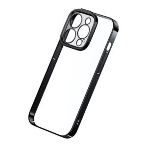 Baseus iPhone 14 Pro Max Case with Full Coverage Tempered Glass - Glitter Series - Black