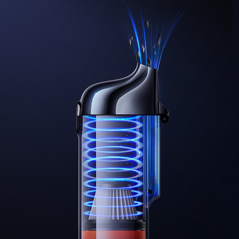 Baseus A5 16000Pa Car Vacuum Cleaner Cluster Black - 1Y - Image 7