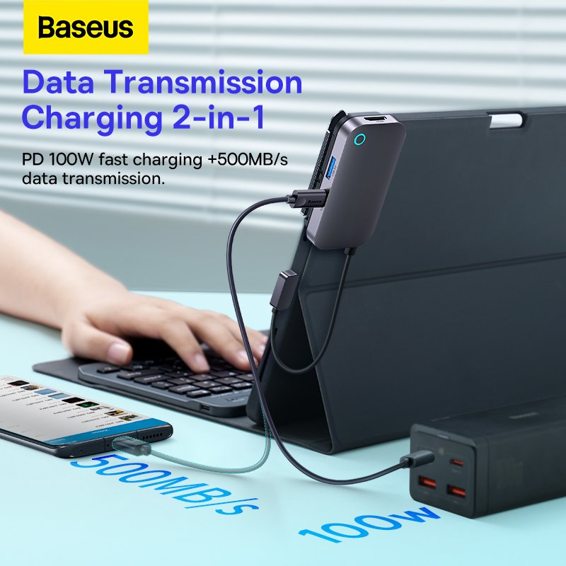 Baseus 4-Port PadJoy Type-C HUB Adapter - Image 15