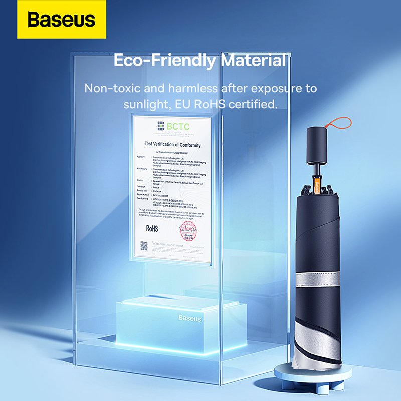 Baseus Small CoolRide Doubled-Layered Windshield Sun Shade Umbrella Pro - Cluster Black - Image 19