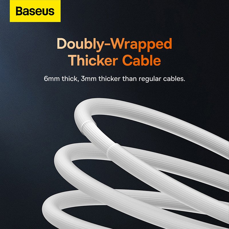 Baseus Type-C to Type-C 100W 2m CoolPlay Series Fast Charging Cable - 1Y - Image 13