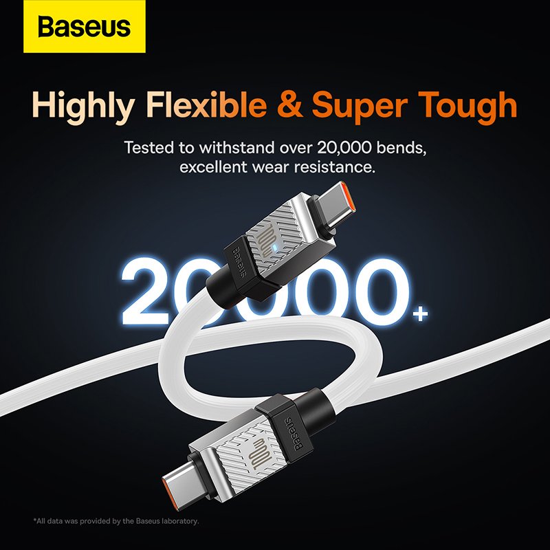 Baseus Type-C to Type-C 100W 2m CoolPlay Series Fast Charging Cable - 1Y - Image 17