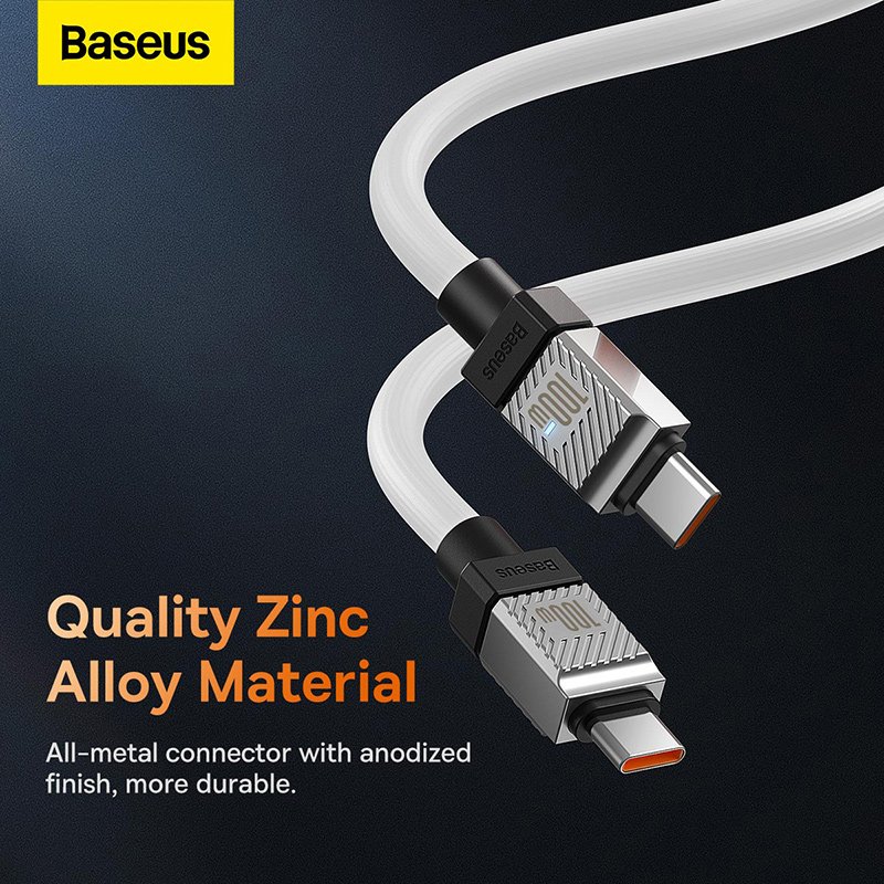 Baseus Type-C to Type-C 100W 2m CoolPlay Series Fast Charging Cable - 1Y - Image 14