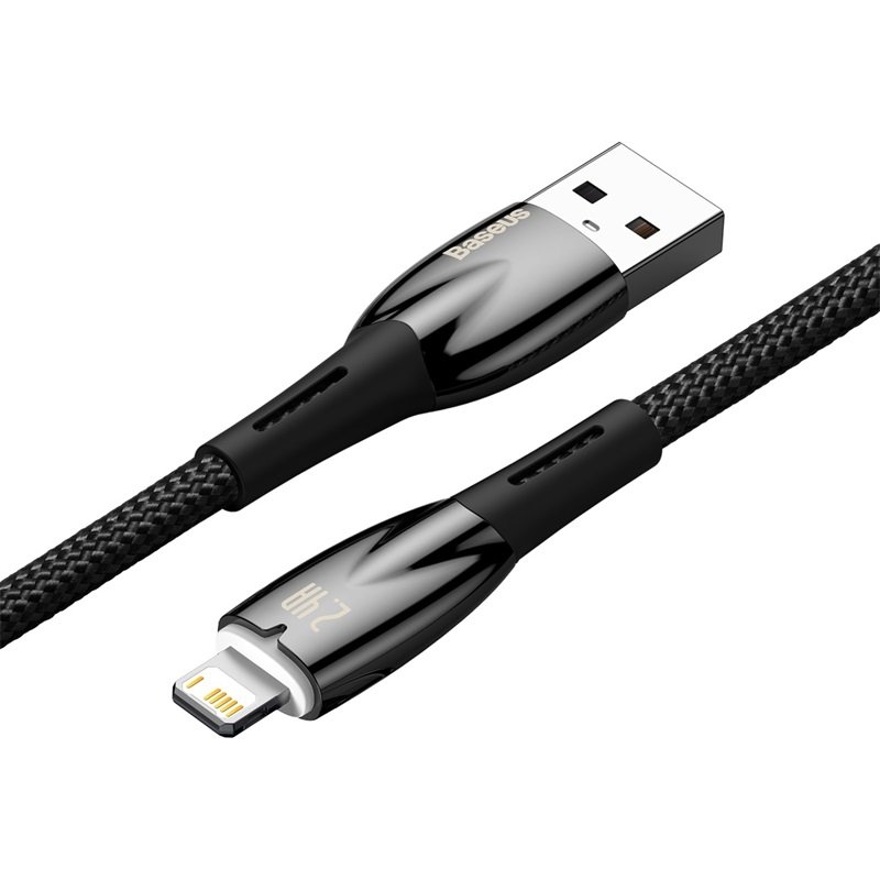 Baseus Glimmer Series 2 Meter USB to Lightning 2.4A Cable - 1Y - Image 3