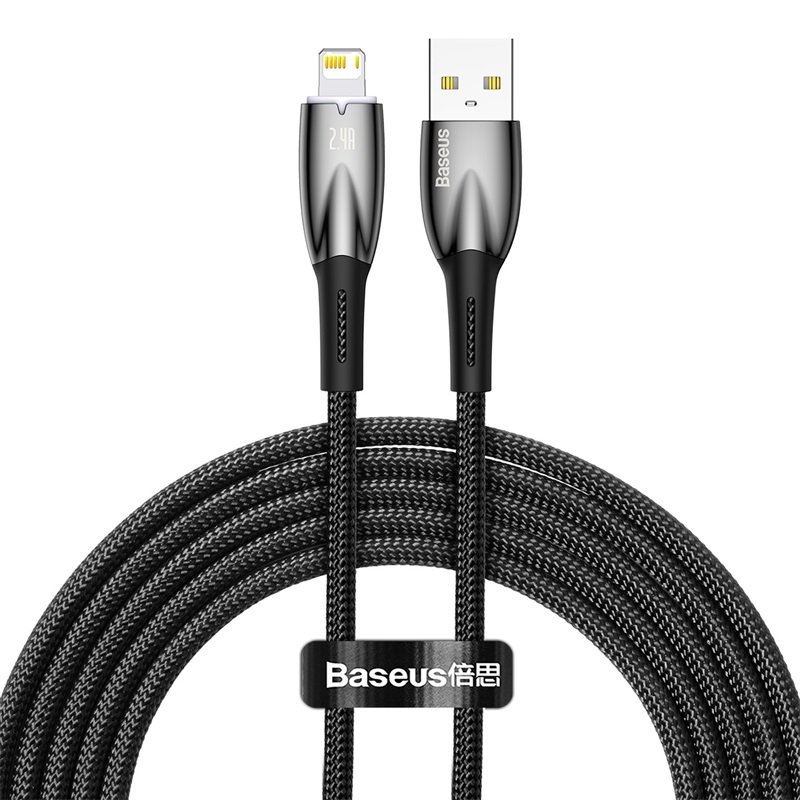 Baseus Glimmer Series 2 Meter USB to Lightning 2.4A Cable - 1Y