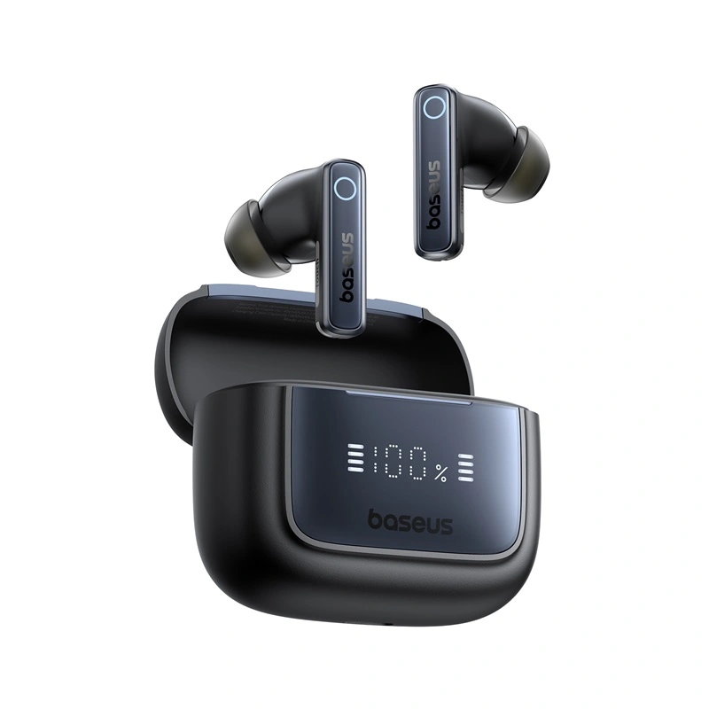 Baseus Bowie 35 True Wireless Earphones With ANC and Digital Display Cosmic Black - A00073800123-00 Baseuscolombo