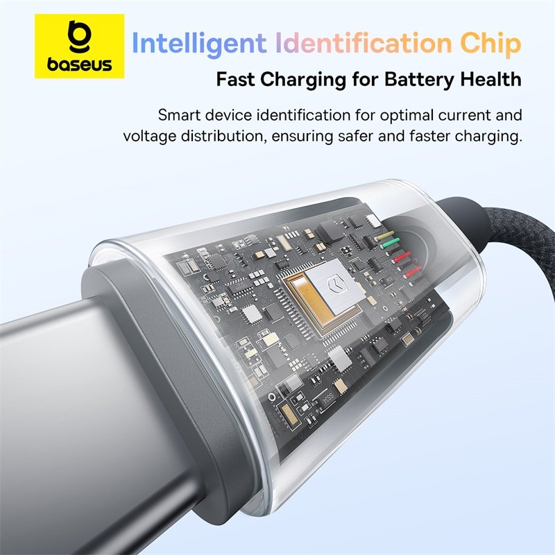 Baseus 1meter 100W Discolor Series USB to USB-C Fast Charging Cable - Image 10