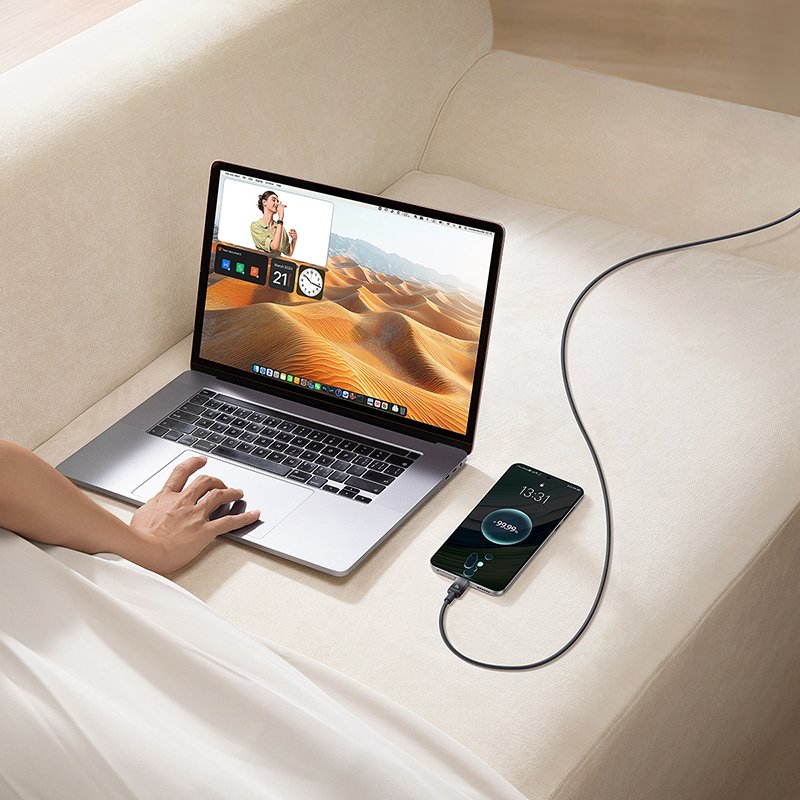 Baseus 1meter 100W Discolor Series USB to USB-C Fast Charging Cable - Image 6