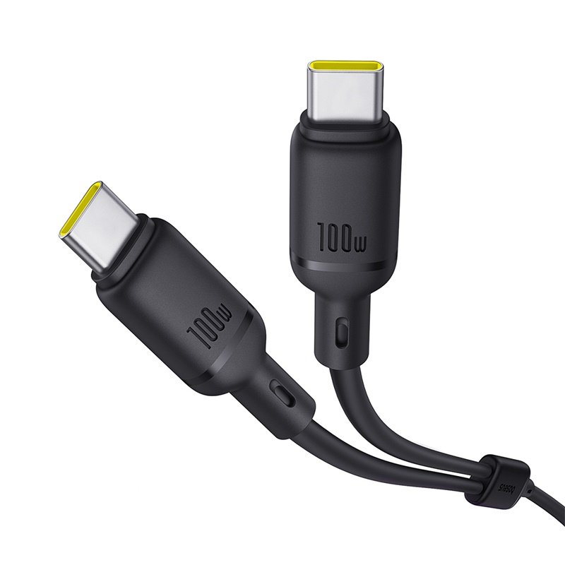 Baseus New Pudding Series 1.5Meter 100W Type-C to Dual Type-C Fast Charging Cable - Image 3