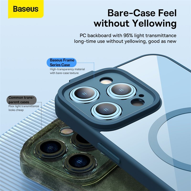 Baseus iPhone 14 Pro Max Frame Series Magnetic Case - Image 2