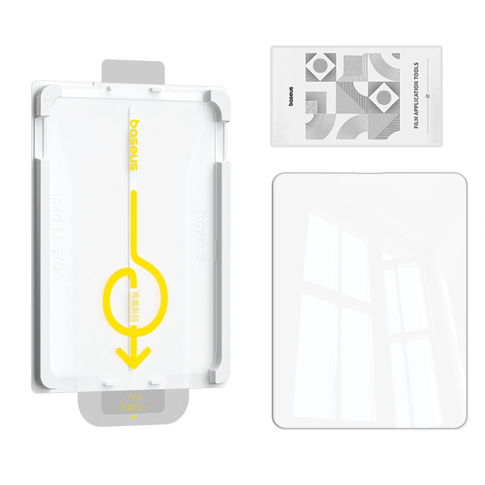 Baseus iPad 9.7" Crystalline HD Tempered Glass Screen Protector - Clear - Image 9