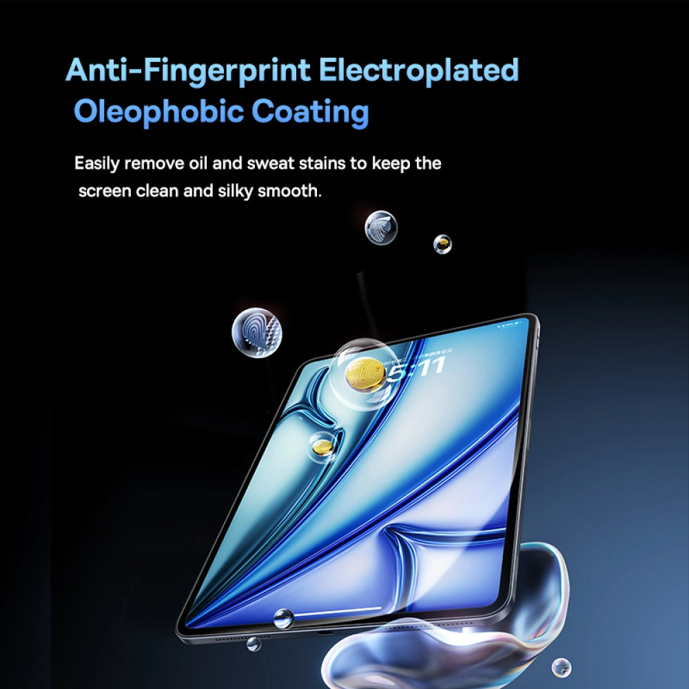 Baseus iPad 9.7" Crystalline HD Tempered Glass Screen Protector - Clear - Image 6